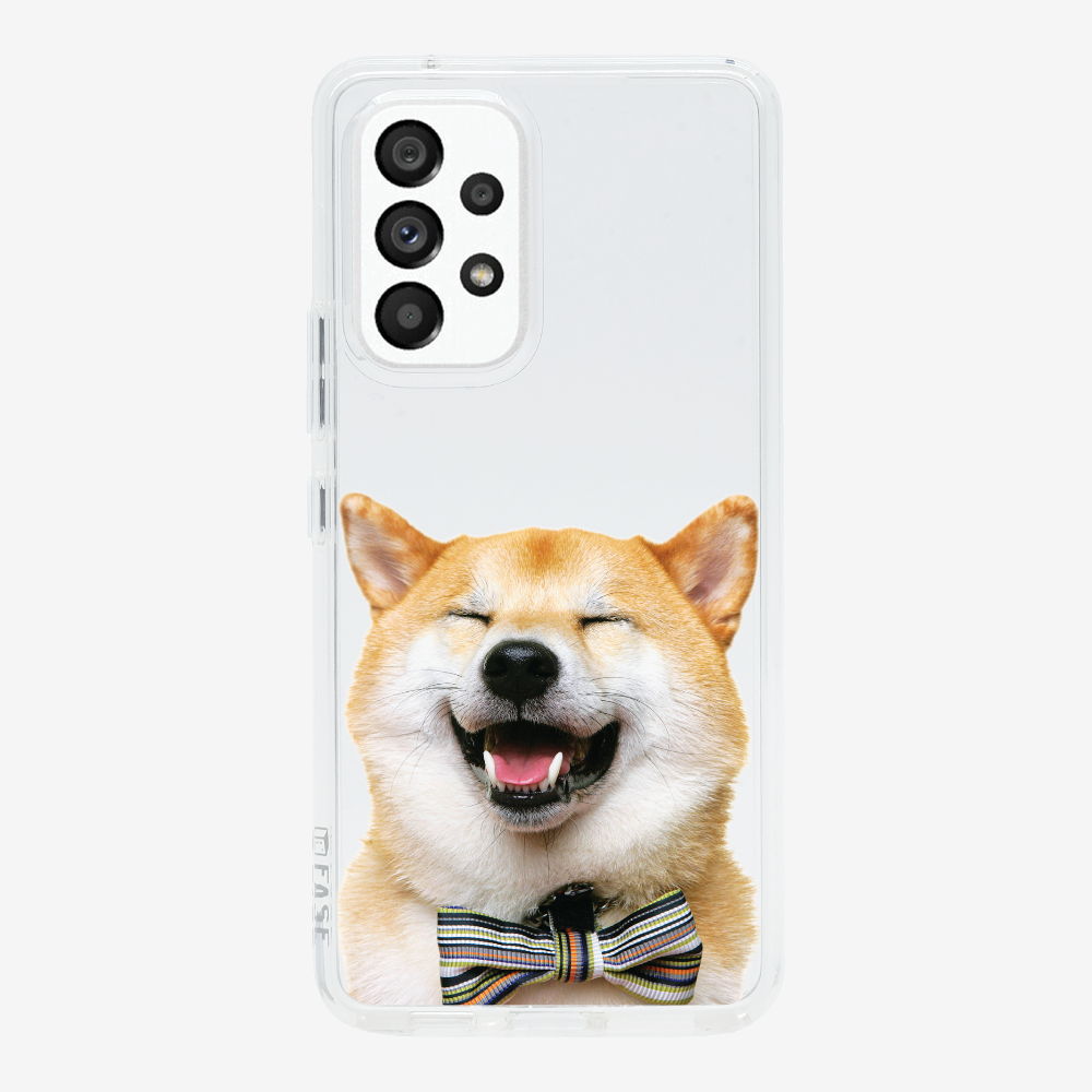 笑瞇瞇柴犬 (透明)保護殼