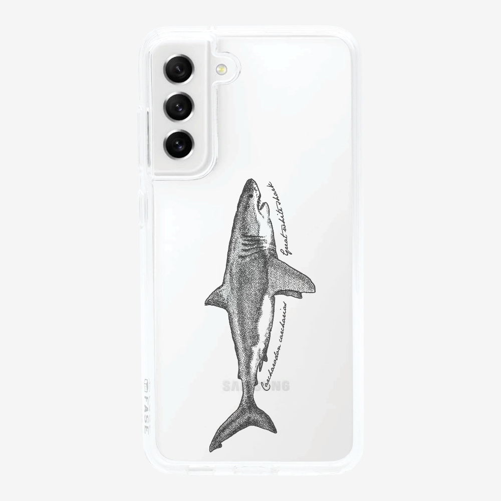 Great White Shark (Carcharodon carcharias) Phone Case