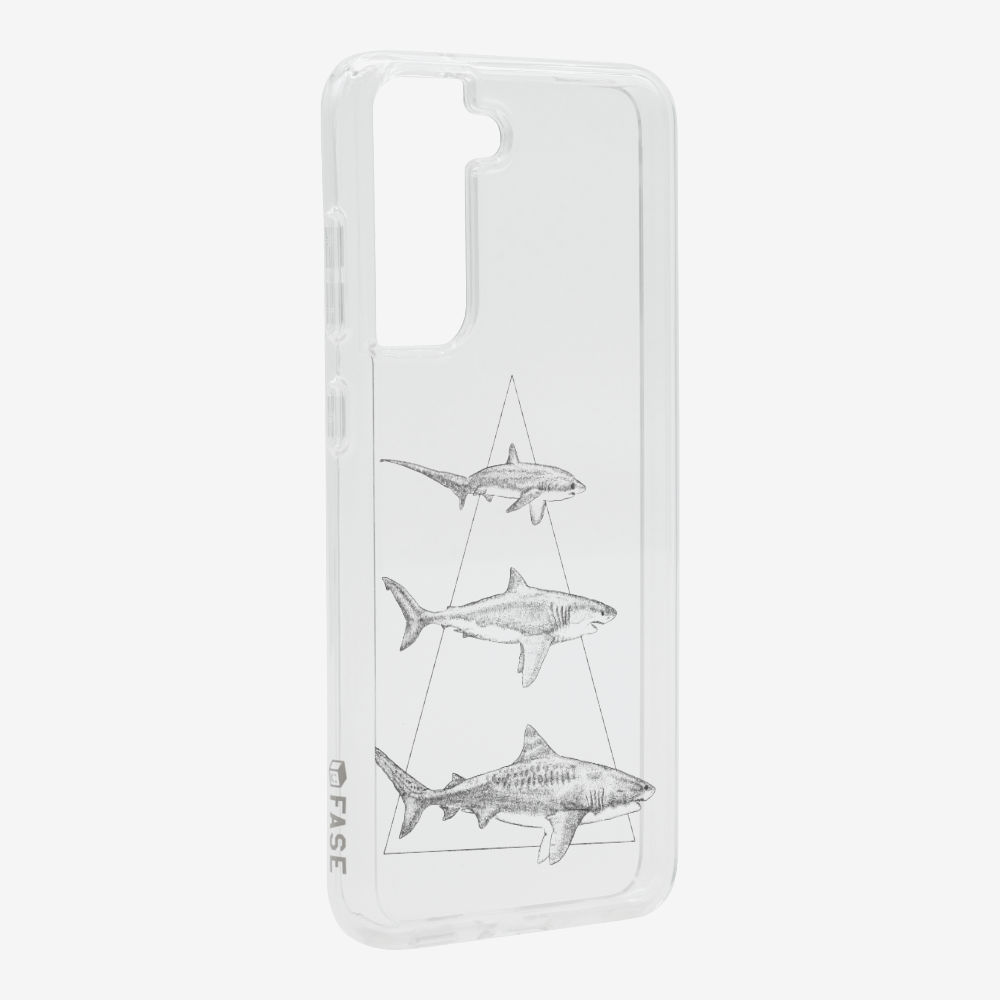 Illustration of Sharks Phone Case