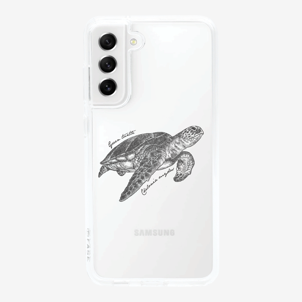 Green Turtle (Chelonia mydas) Phone Case