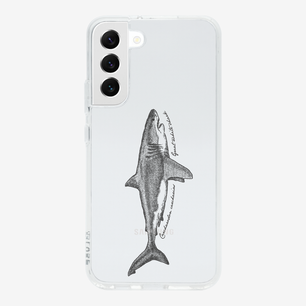 Great White Shark (Carcharodon carcharias) Phone Case