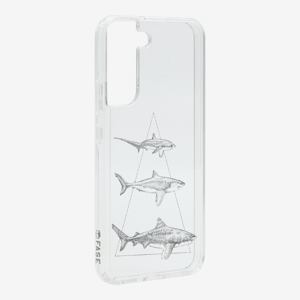 Illustration of Sharks Phone Case