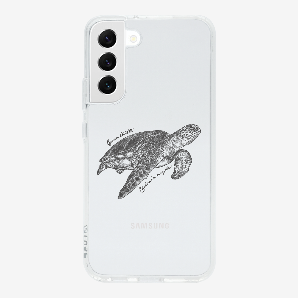 Green Turtle (Chelonia mydas) Phone Case