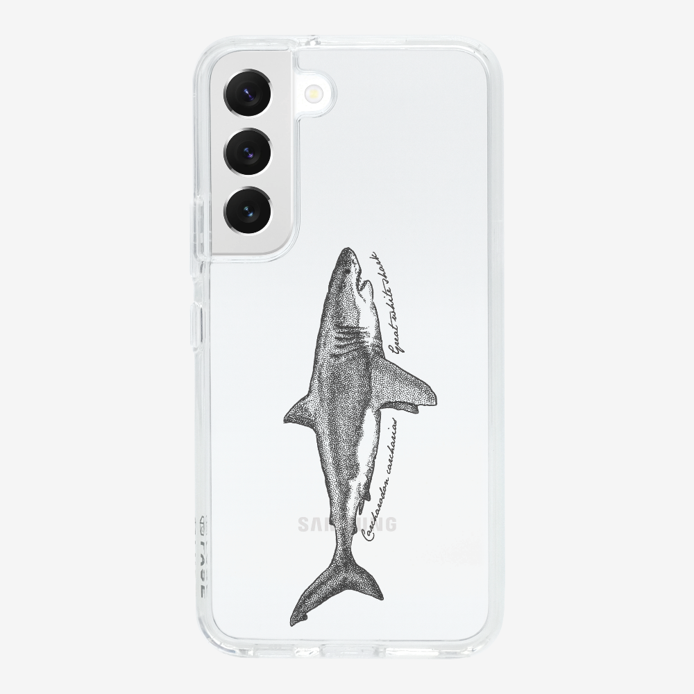 Great White Shark (Carcharodon carcharias) Phone Case