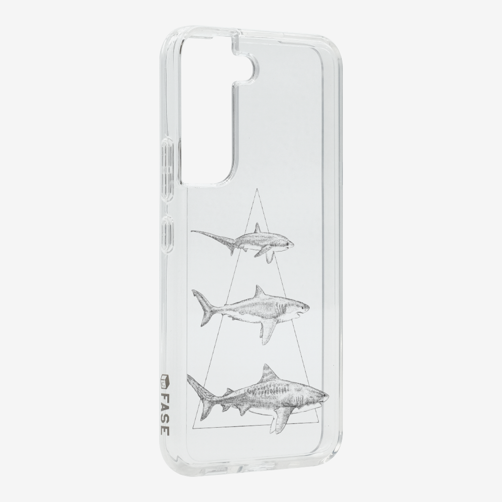 Illustration of Sharks Phone Case