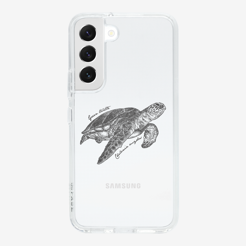 Green Turtle (Chelonia mydas) Phone Case