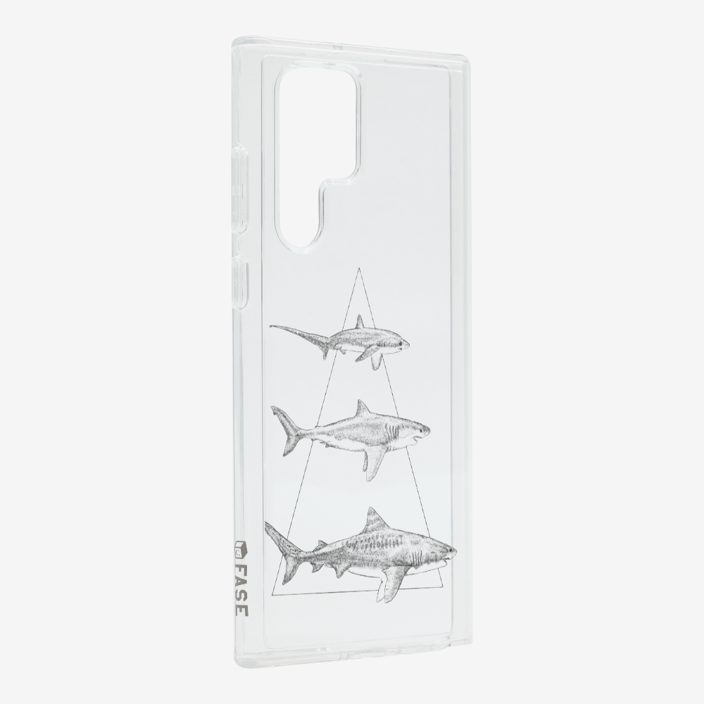 Illustration of Sharks Phone Case