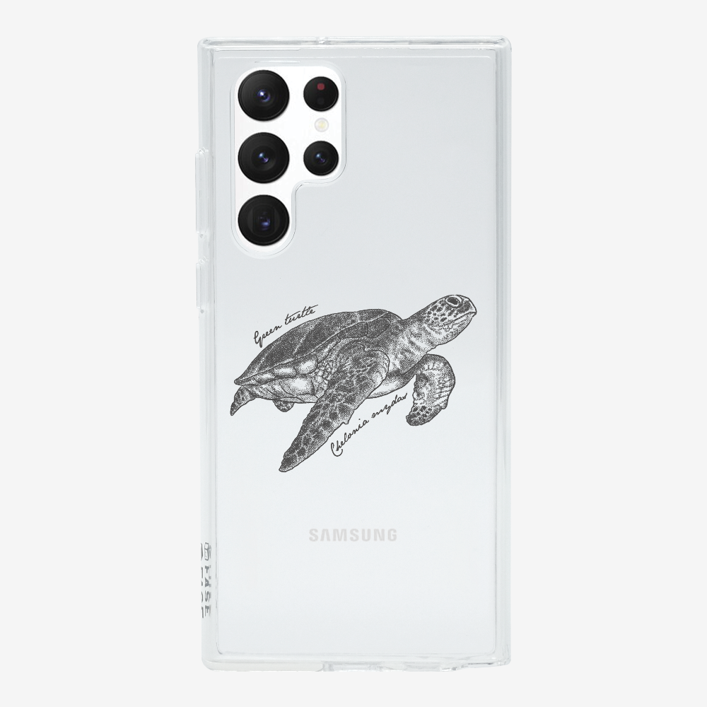 Green Turtle (Chelonia mydas) Phone Case