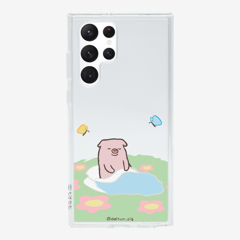 Daitun Pig by the Green Pastures Phone Case