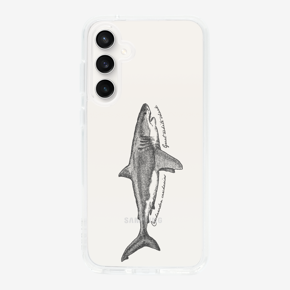 Great White Shark (Carcharodon carcharias) Phone Case