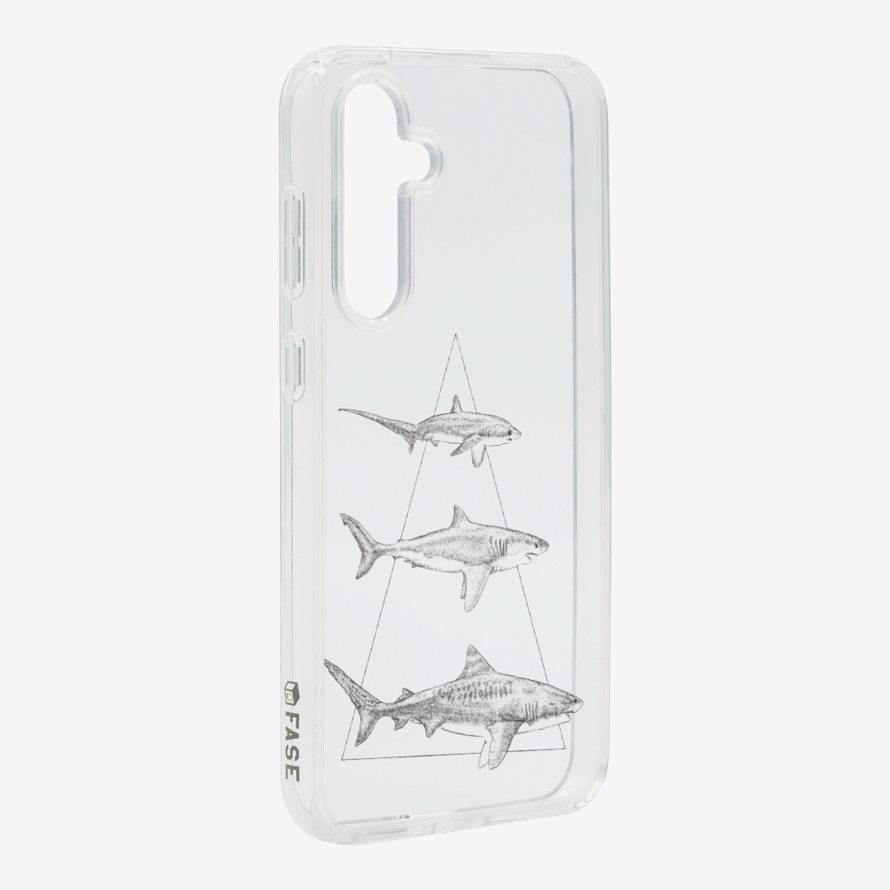 Illustration of Sharks Phone Case