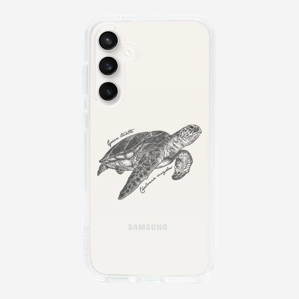 Green Turtle (Chelonia mydas) Phone Case