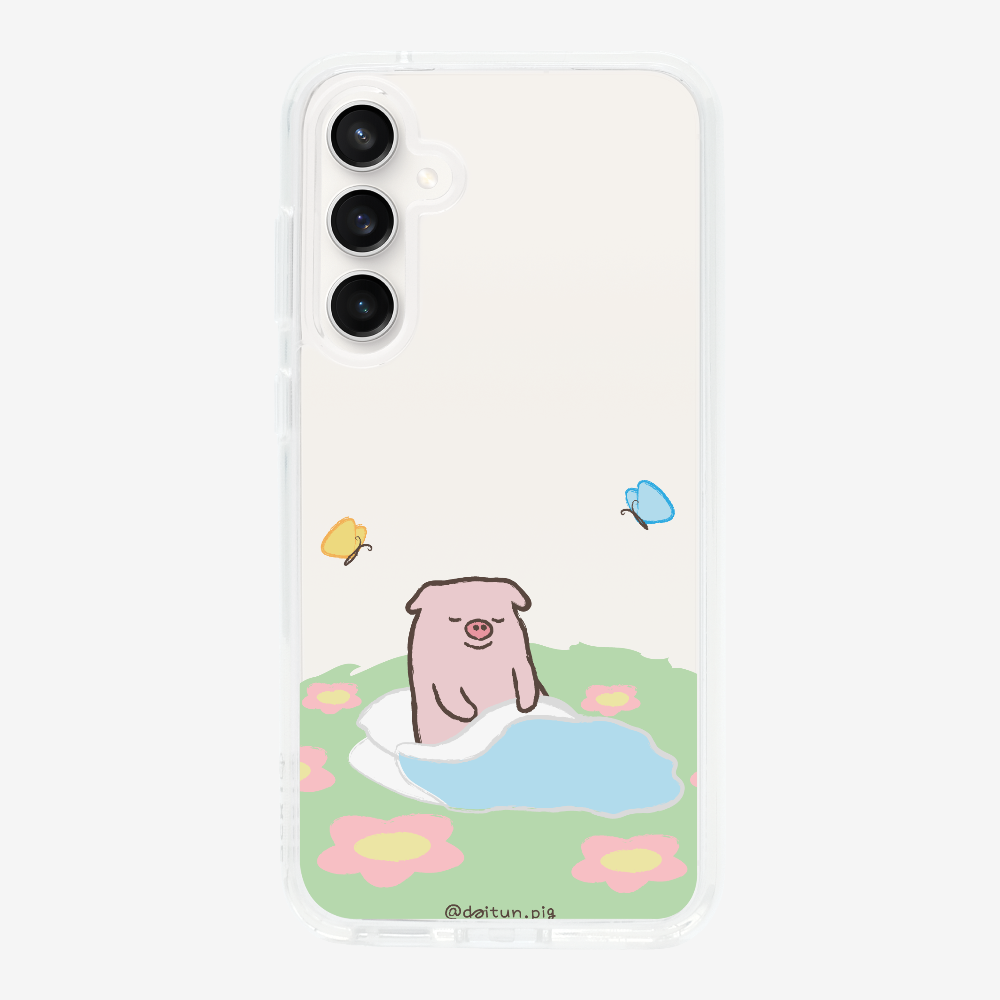 Daitun Pig by the Green Pastures Phone Case