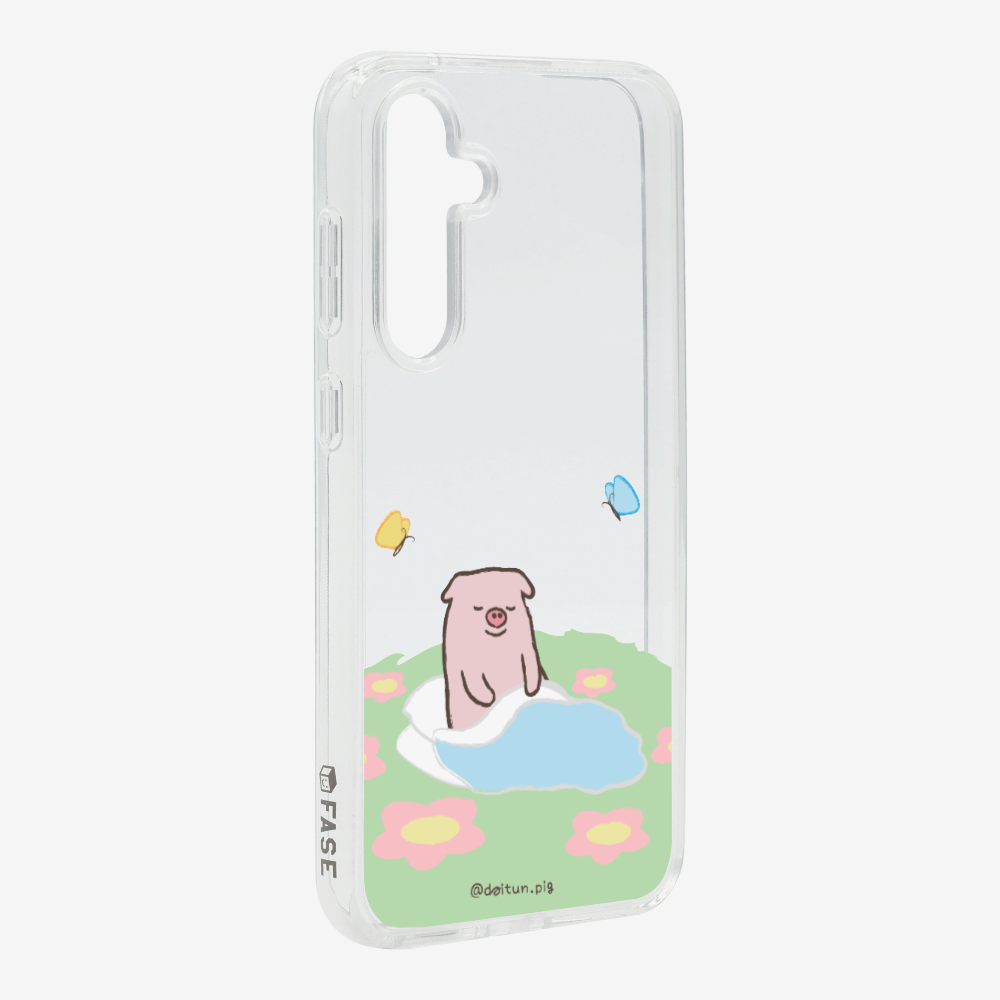 Daitun Pig by the Green Pastures Phone Case