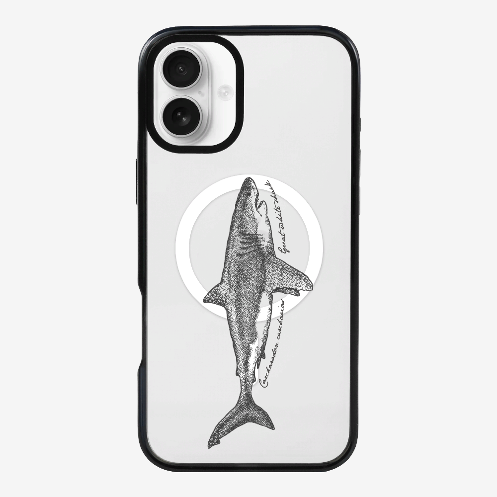 Great White Shark (Carcharodon carcharias) Phone Case