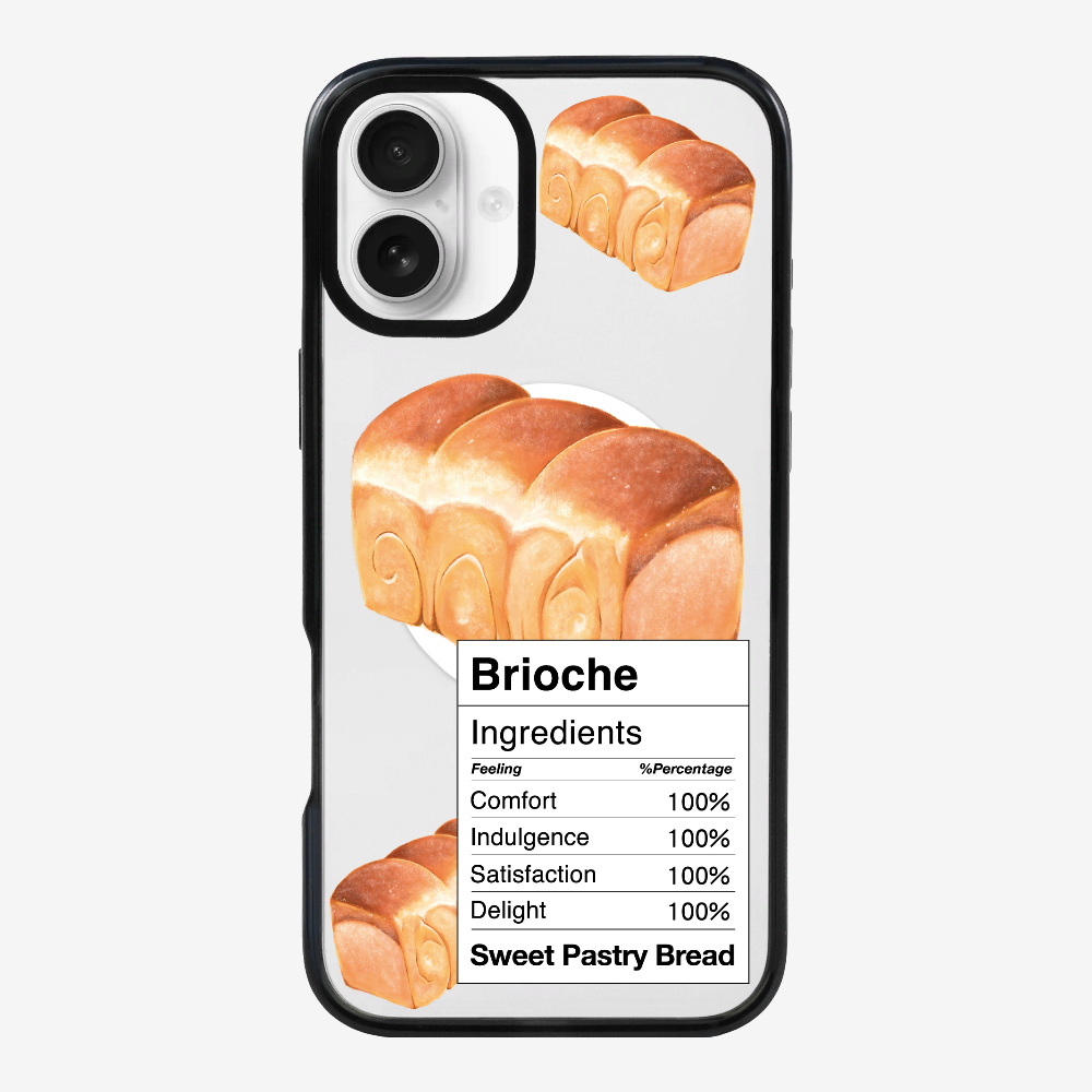 Brioche Bread Recipe Ingredients Phone Case