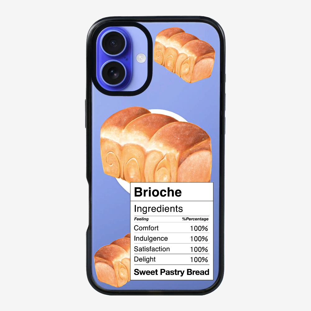 Brioche Bread Recipe Ingredients Phone Case