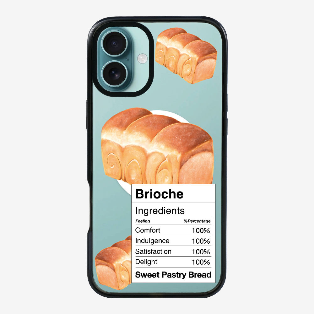 Brioche Bread Recipe Ingredients Phone Case