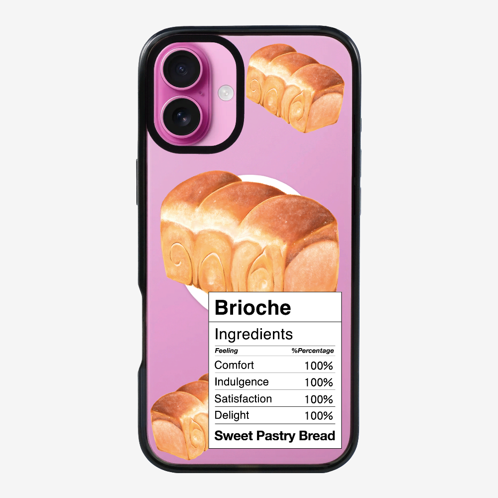 Brioche Bread Recipe Ingredients Phone Case