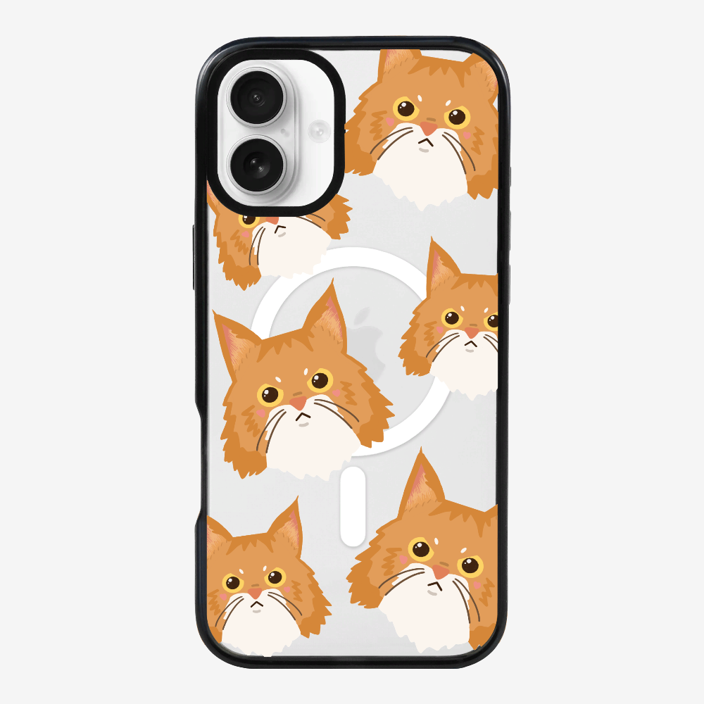 Maine Coon Cat Selfie Phone Case