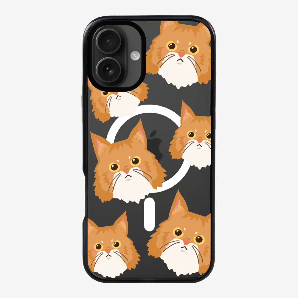 Maine Coon Cat Selfie Phone Case