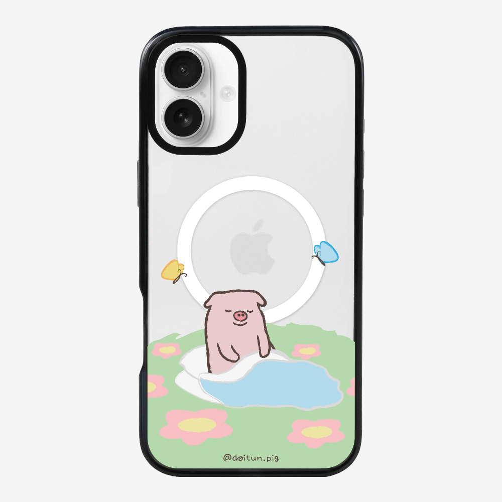 Daitun Pig by the Green Pastures Phone Case