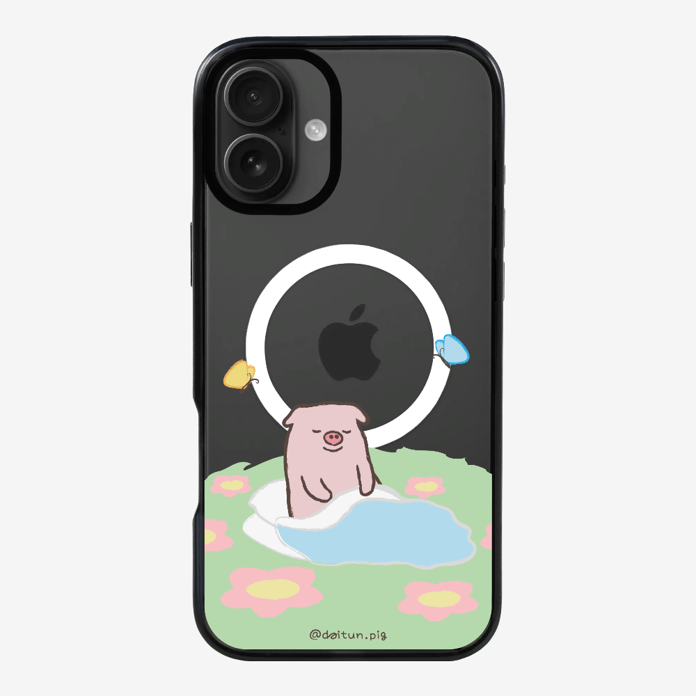 Daitun Pig by the Green Pastures Phone Case