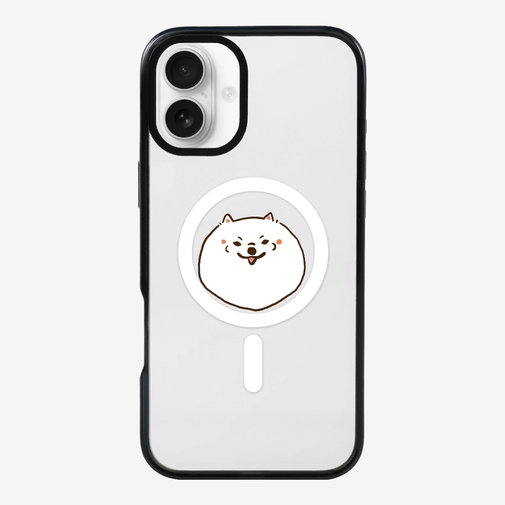 Germany White Pomeranian Phone Case