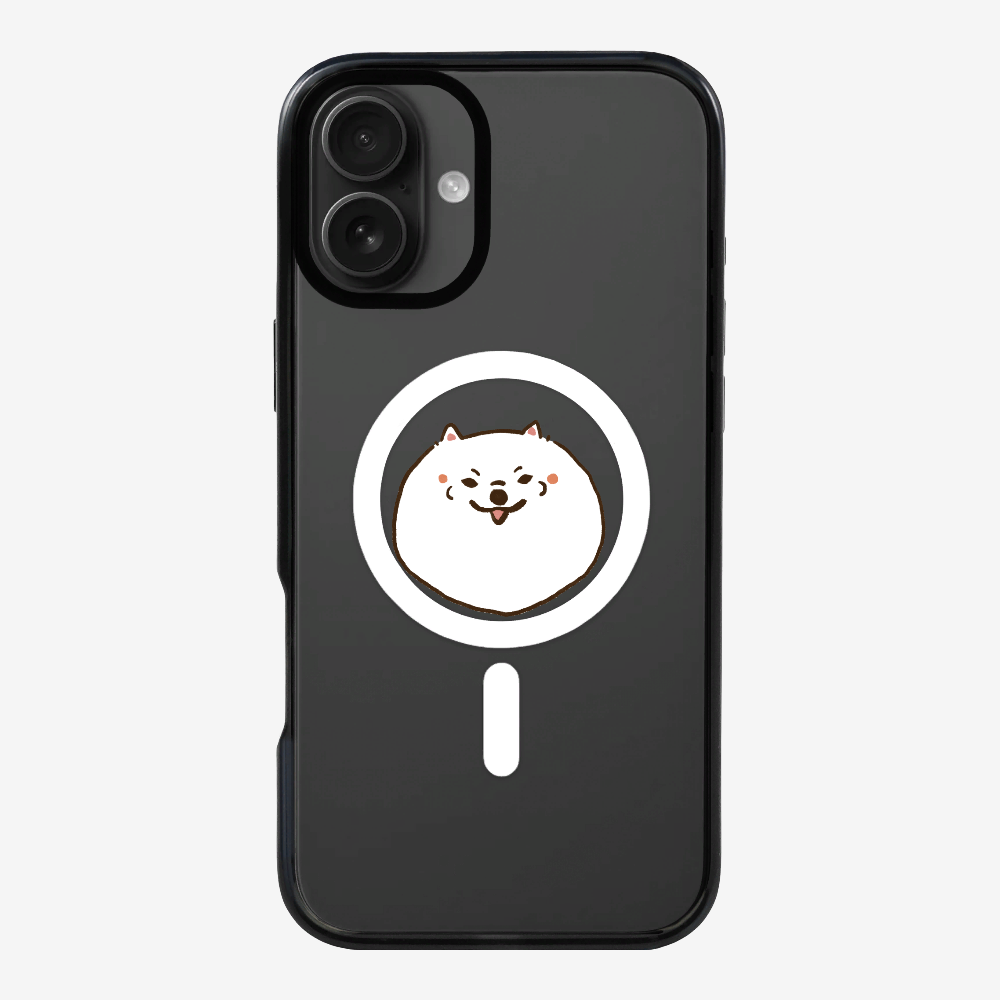 Germany White Pomeranian Phone Case
