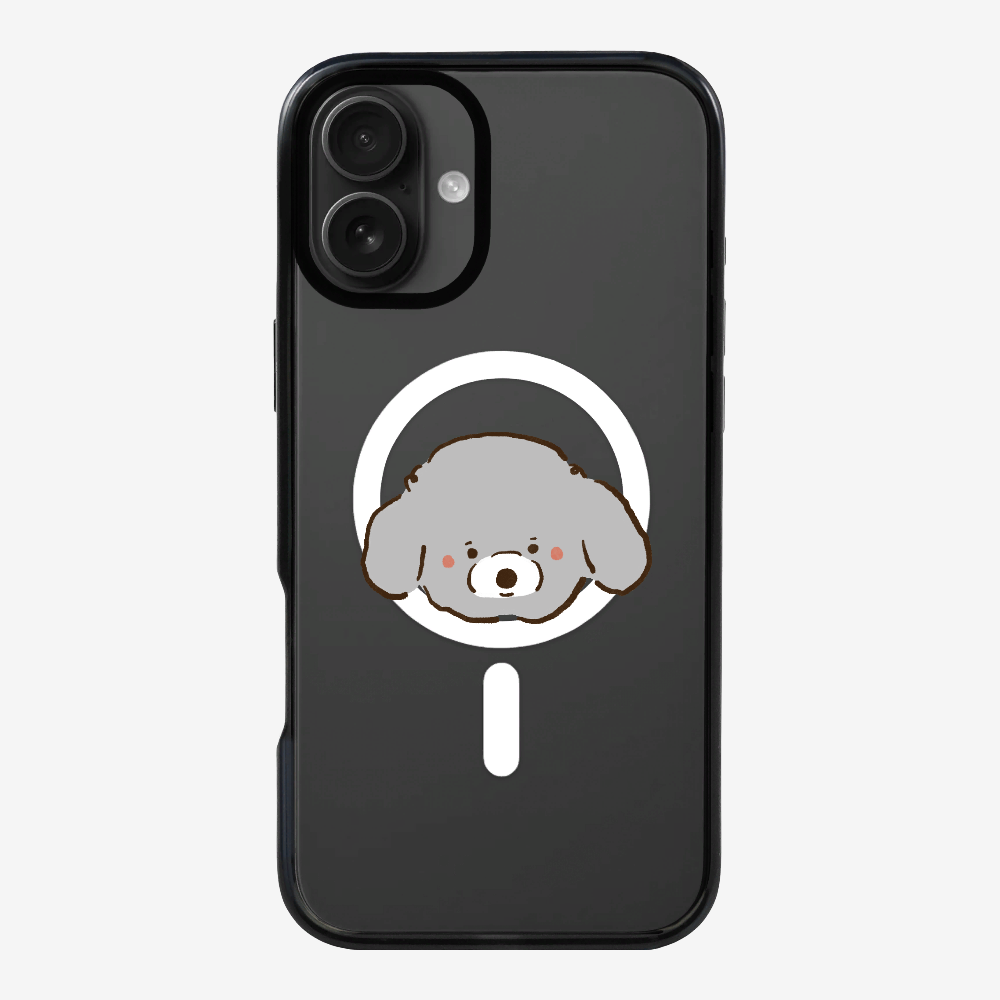 Germany Grey Poodle Phone Case