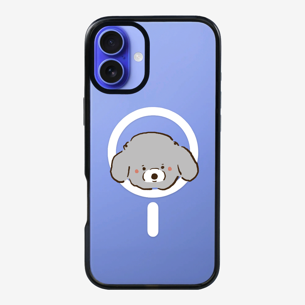 Germany Grey Poodle Phone Case