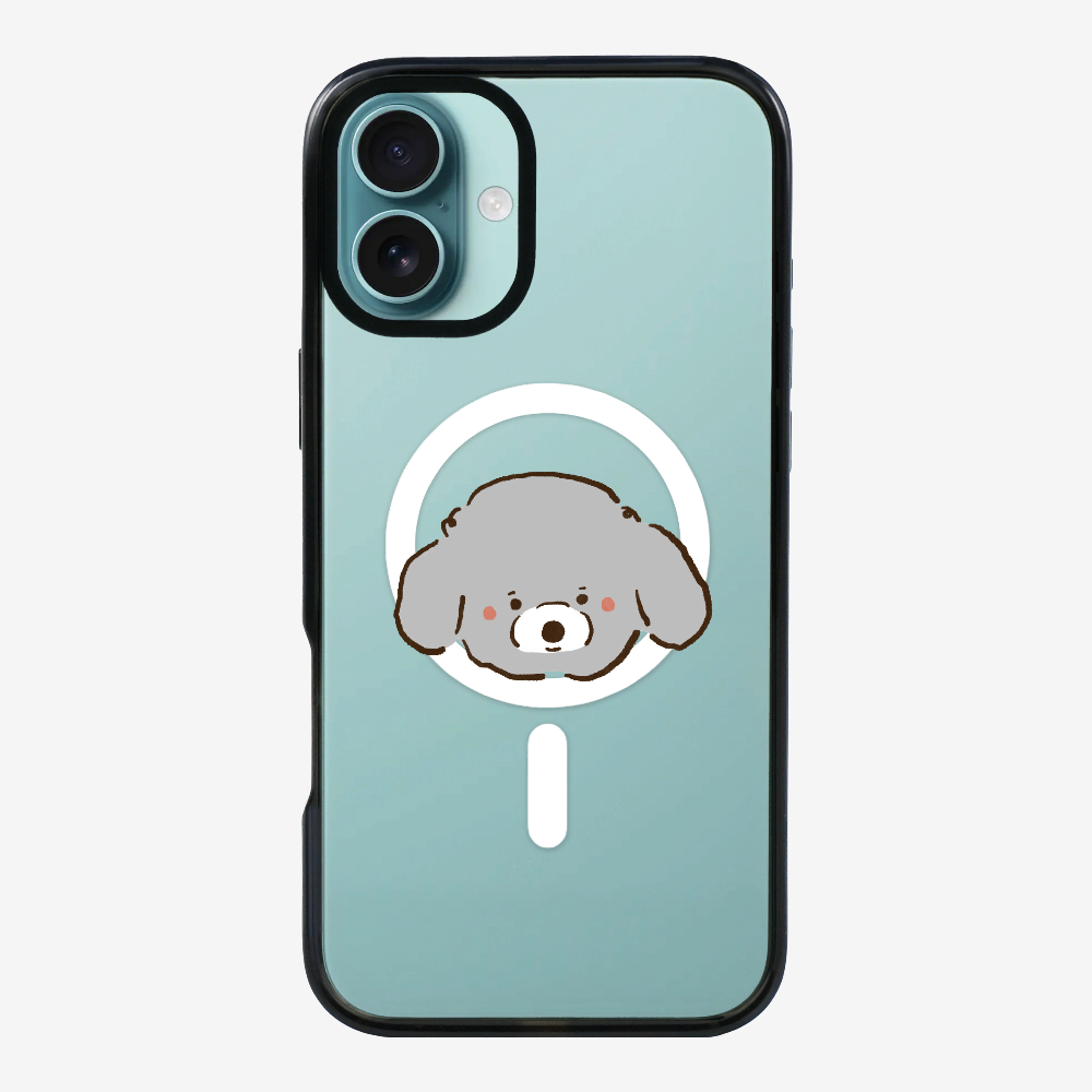 Germany Grey Poodle Phone Case