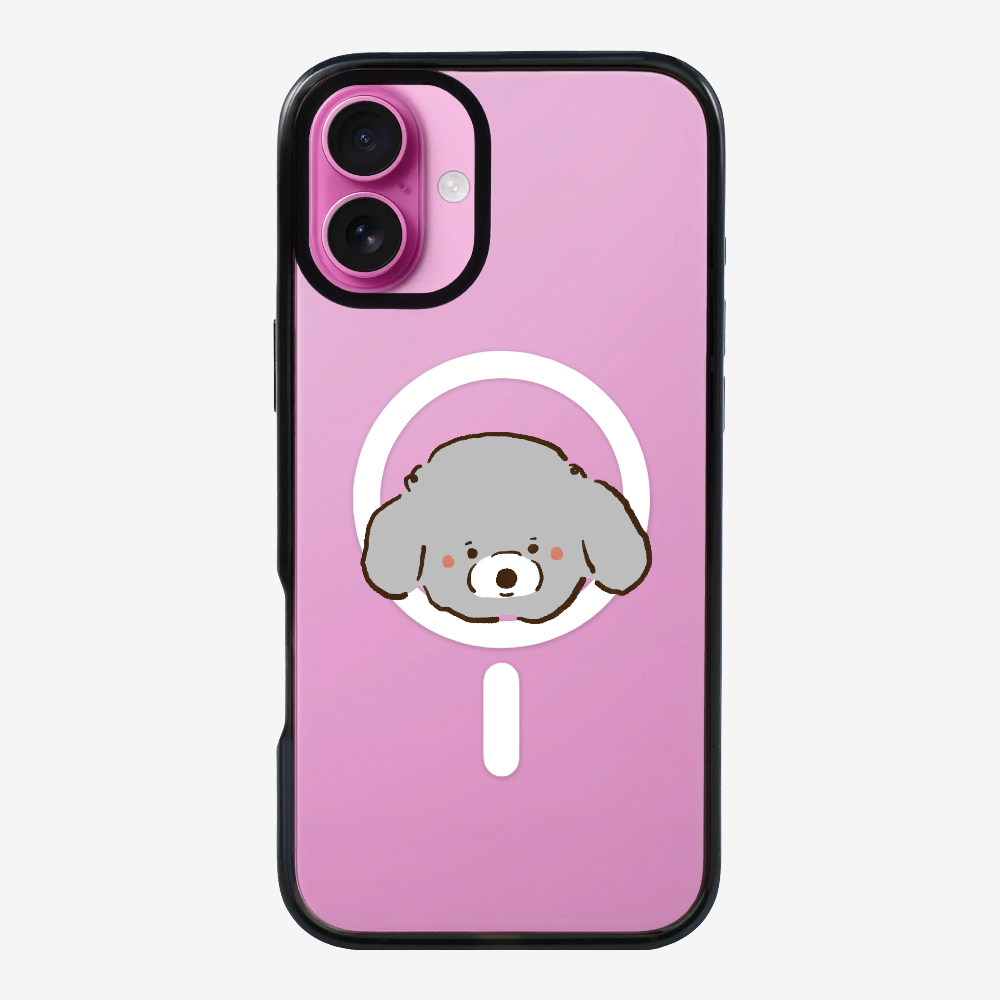 Germany Grey Poodle Phone Case