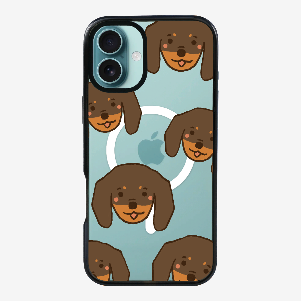 Brown Dachshund Wonderland Phone Case