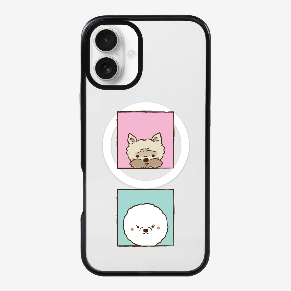 Terrier and Bichon Phone Case