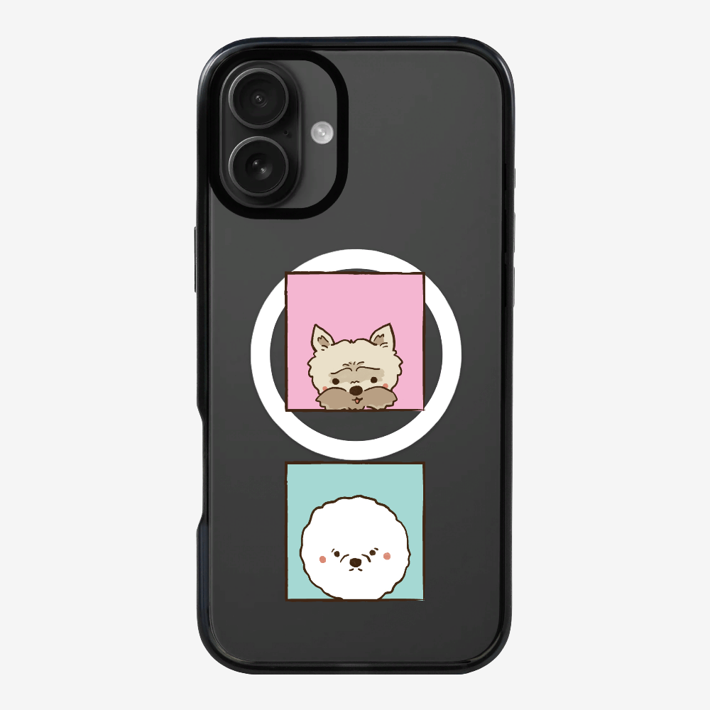 Terrier and Bichon Phone Case