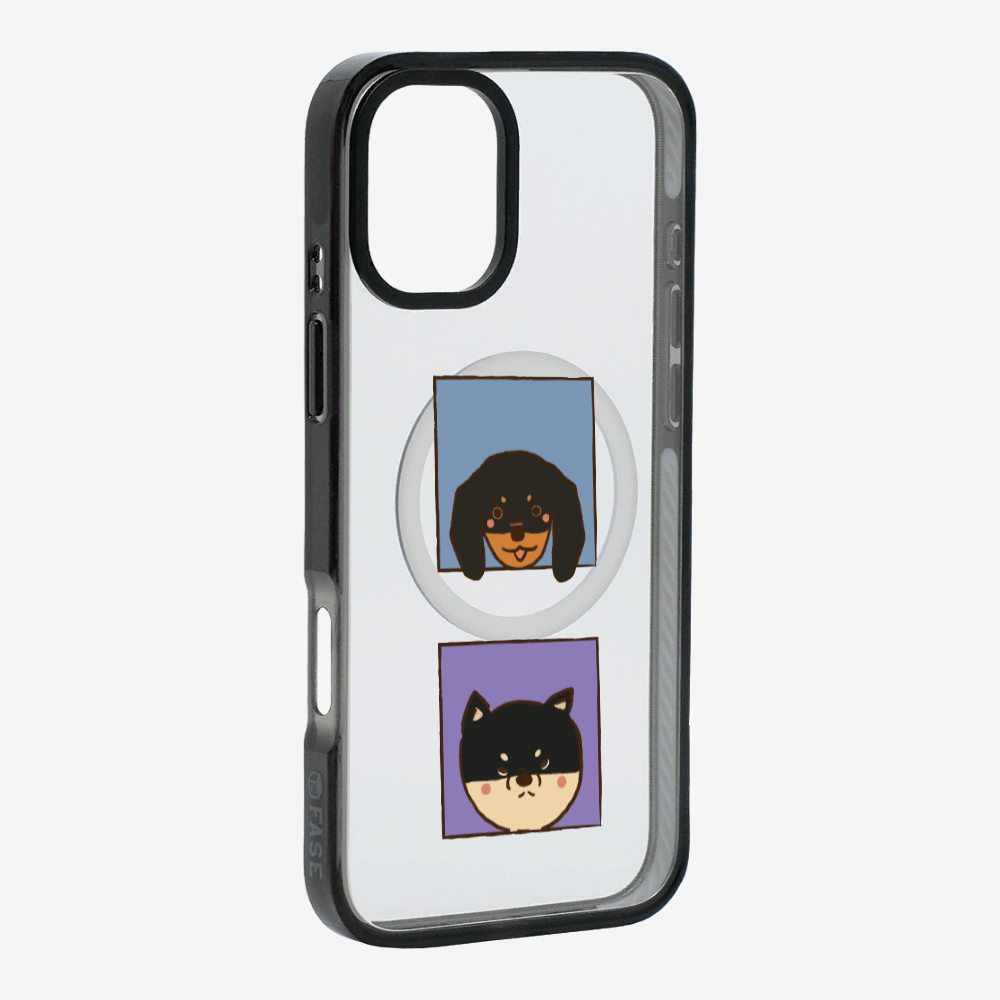 Dachshund and Corgi Phone Case