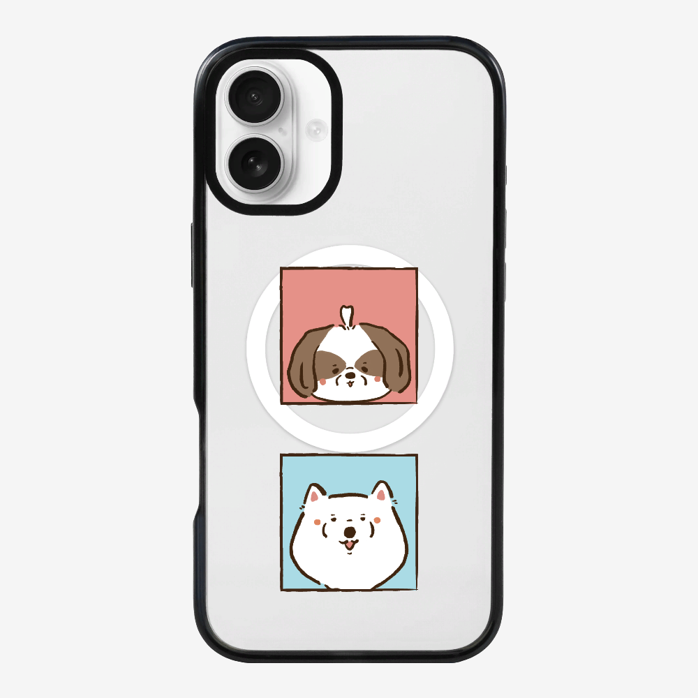 Apso and Samoyed Phone Case