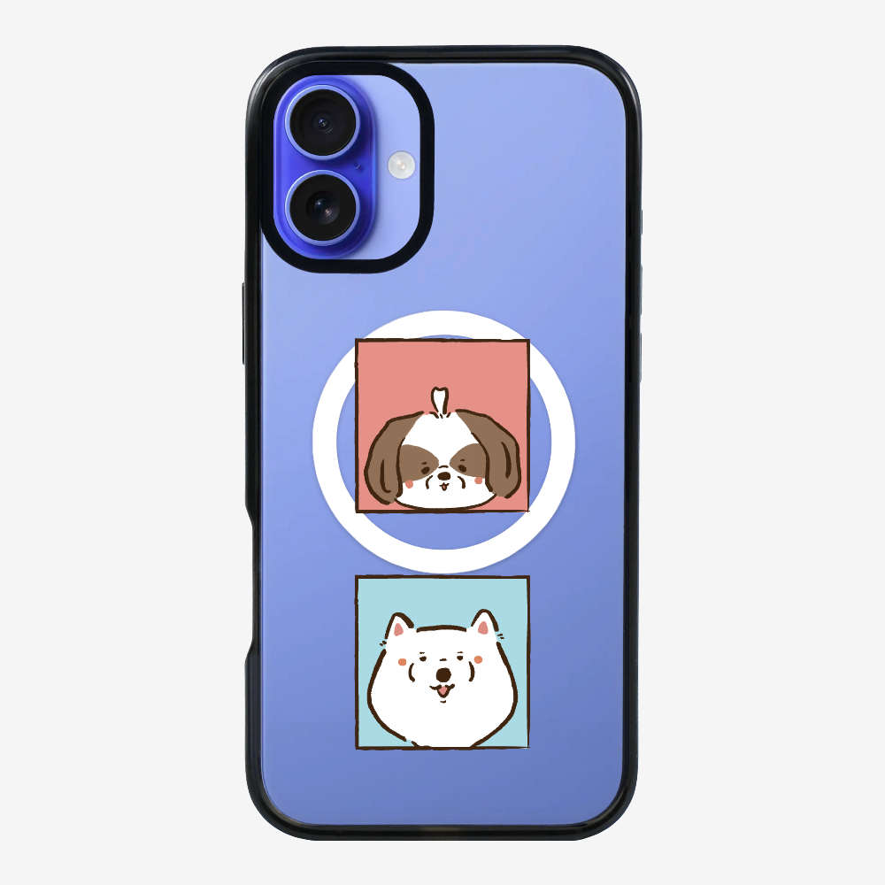 Apso and Samoyed Phone Case