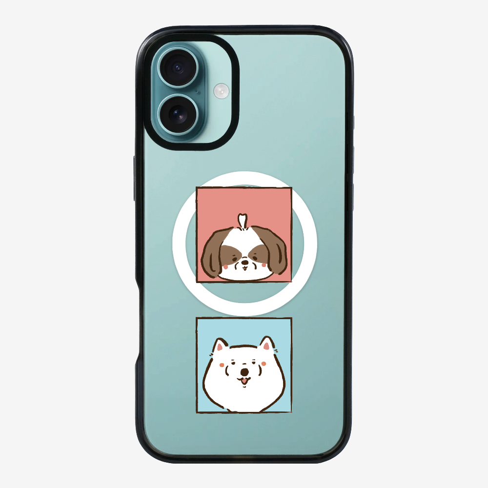 Apso and Samoyed Phone Case