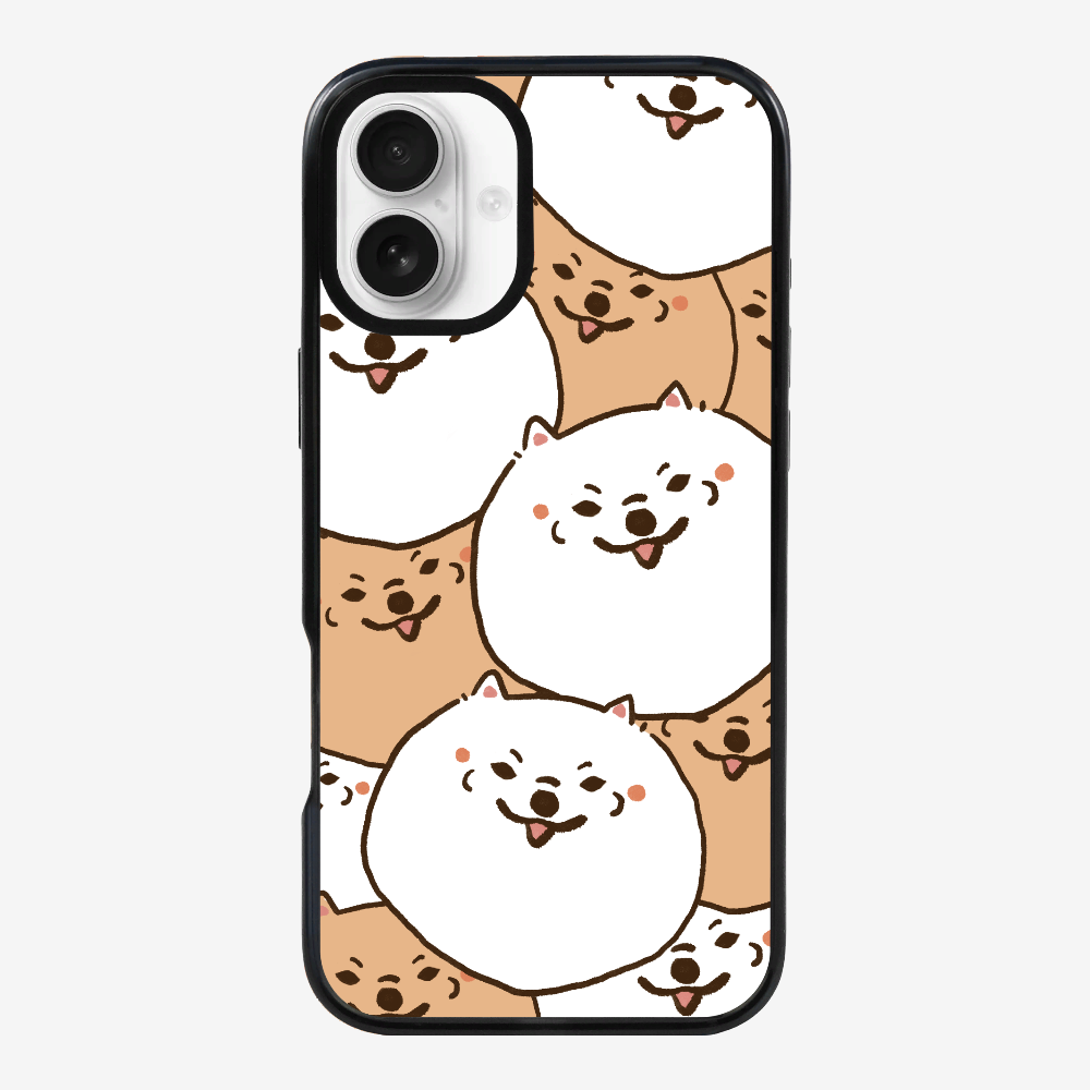 Crowded Pomeranian Phone Case