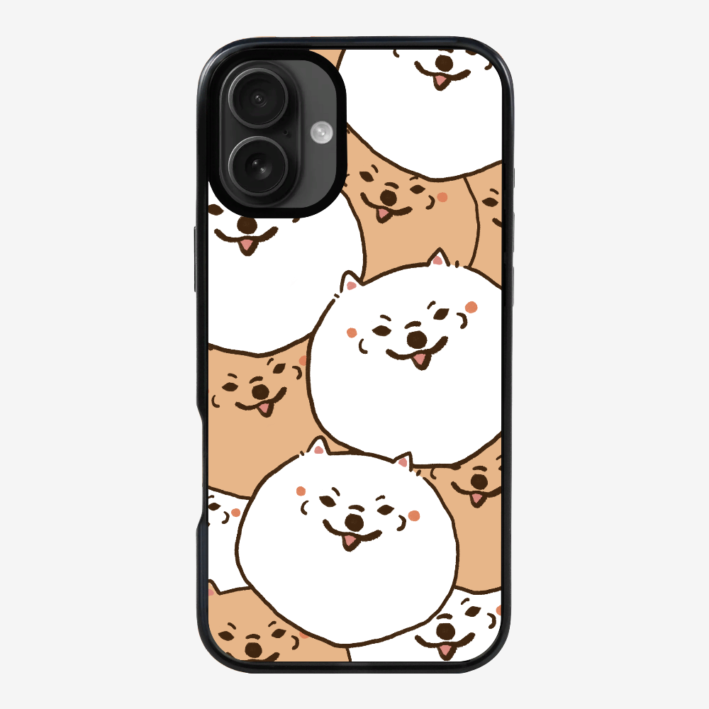 Crowded Pomeranian Phone Case
