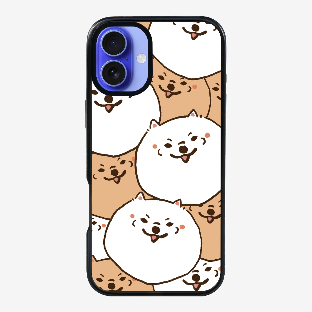 Crowded Pomeranian Phone Case