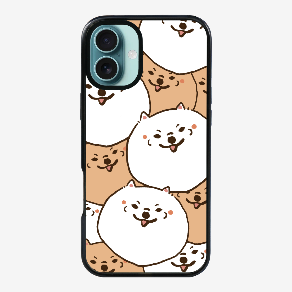 Crowded Pomeranian Phone Case