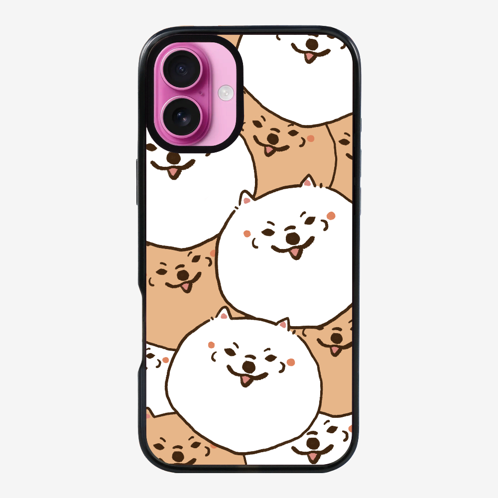 Crowded Pomeranian Phone Case