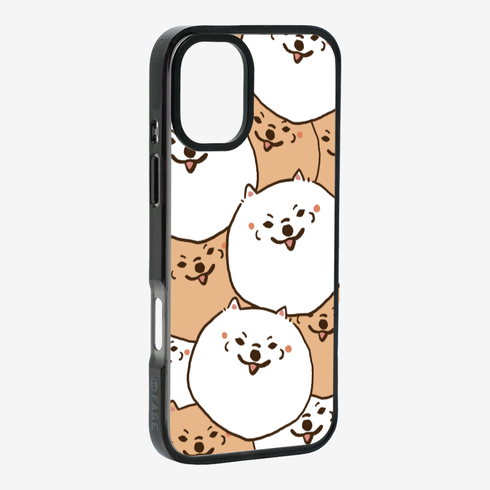 Crowded Pomeranian Phone Case