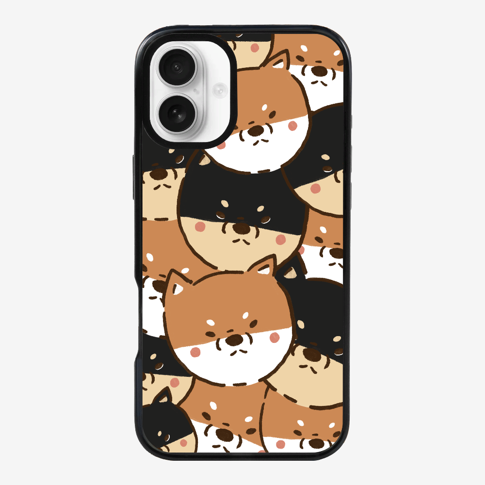 Crowded Shiba Inu Phone Case