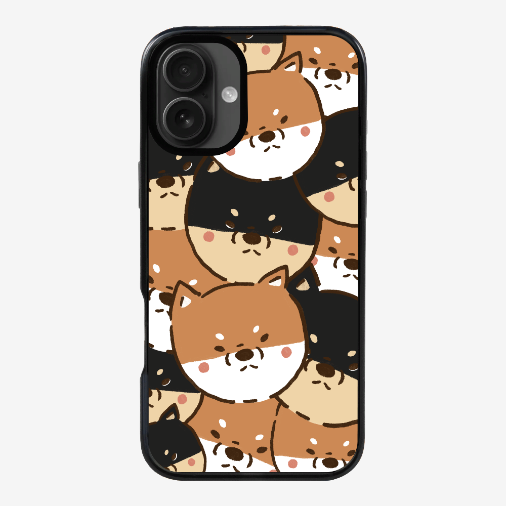Crowded Shiba Inu Phone Case