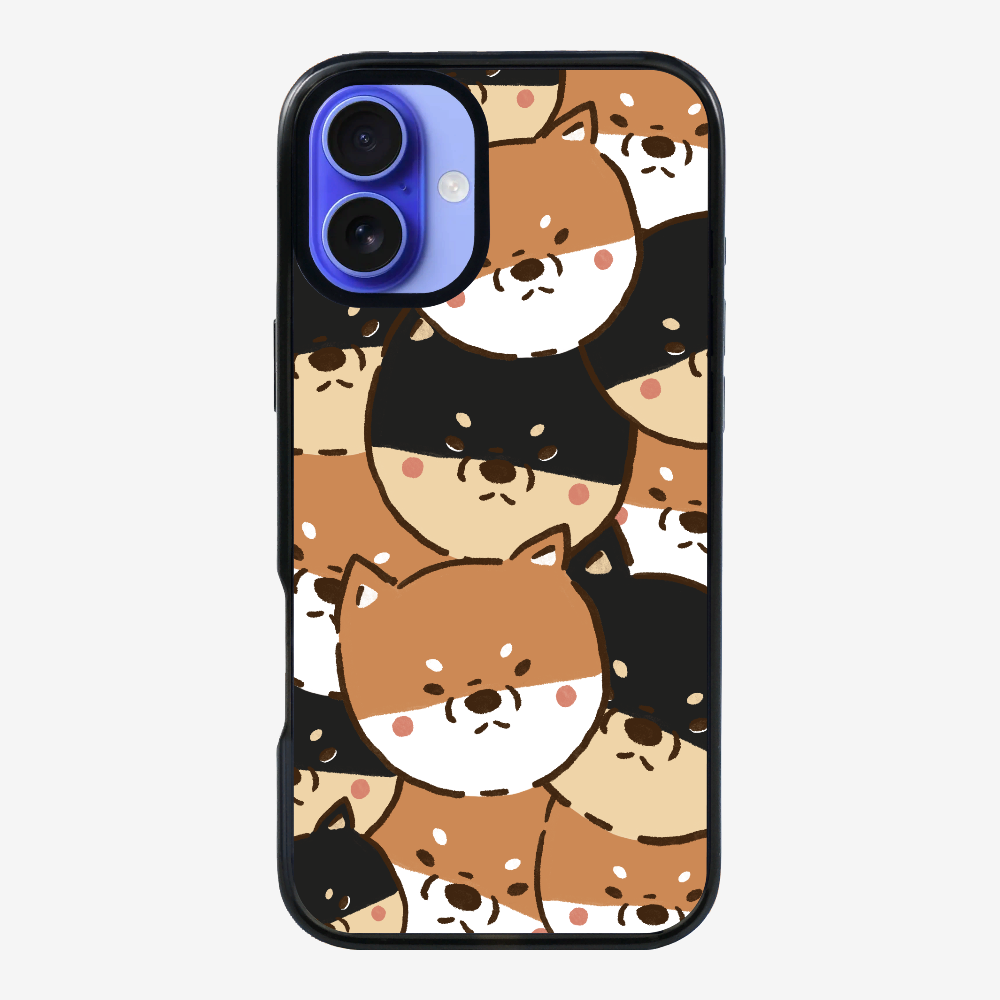 Crowded Shiba Inu Phone Case