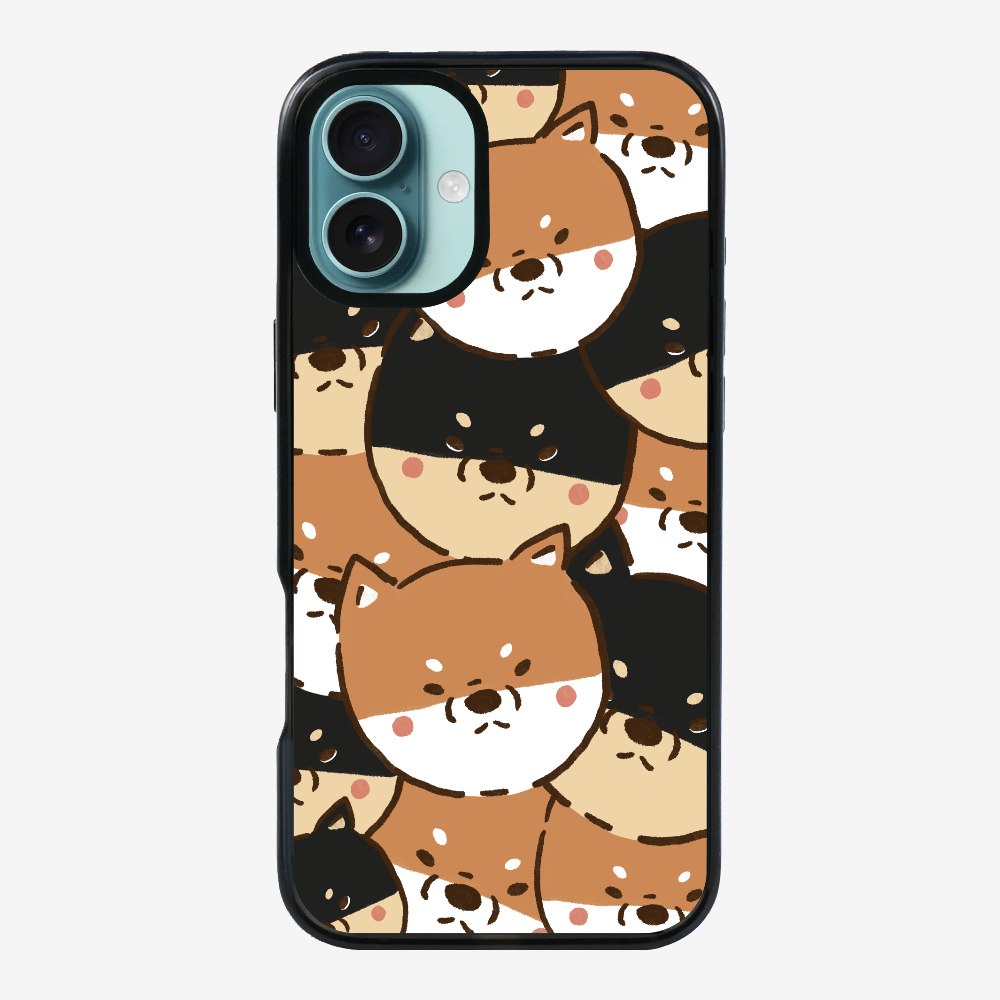 Crowded Shiba Inu Phone Case